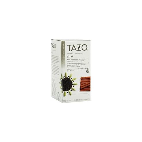 Tazo Organic Chai Tea - Black Tea - Chai, Spice - 24 Teabag - 24 / Box