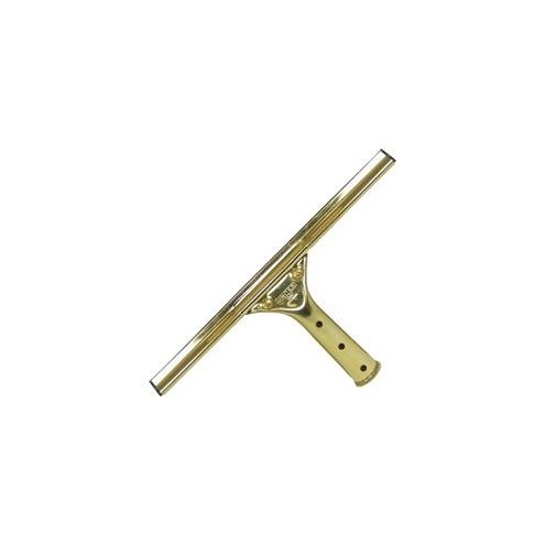 Unger 12" GoldenClip Brass Squeegee - Screw Lock Handle - Brass