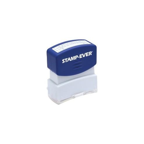 Stamp-Ever Pre-inked Entered Stamp - Message Stamp - "ENTERED" - 0.56" Impression Width x 1.69" Impression Length - 50000 Impression(s) - Blue - 1 Each