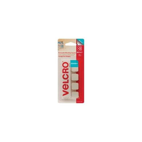 VELCRO Removable Mounting Tape - 80 / Pack - White
