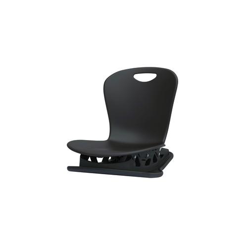 Virco Zuma Floor Rocker Chair - Black - 18.5" Width x 22.5" Depth x 19.5" Height - 1 Each
