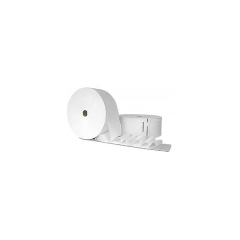 Transcend Jumbo Tissue - 2 Ply - 3.78" x 1145 ft - 8.90" Roll Diameter - White - Fiber - Soft, Absorbent - For Bathroom - 12 / Case