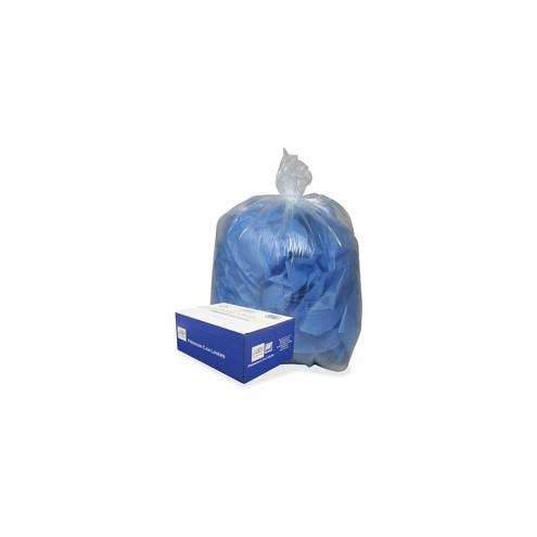 Webster Low Density Can Liners - Medium Size - 33 gal - 33" Width x 39" Length x 0.60 mil (15 Micron) Thickness - Low Density - Clear, Translucent - 250/Carton - Can