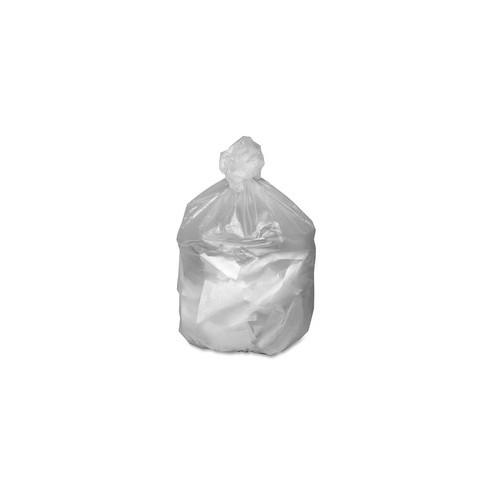 Webster Translucent Waste Can Liners - Large Size - 45 gal - 40" Width x 46" Length x 0.39 mil (10 Micron) Thickness - High Density - Natural, Translucent - Resin - 1/Box - Can