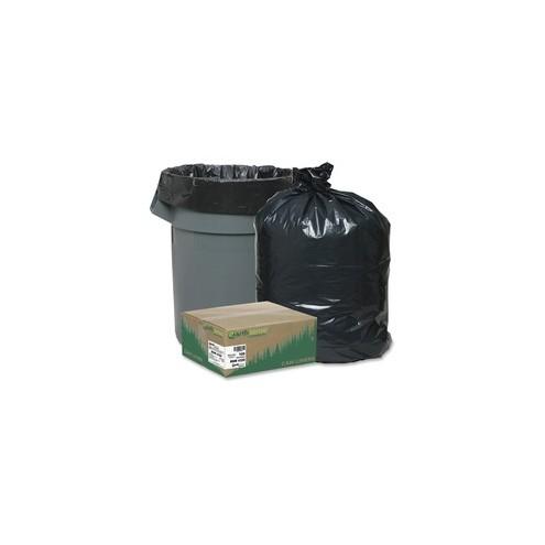 Webster Reclaim Heavy-Duty Recycled Can Liners - Extra Large Size - 56 gal - 43" Width x 47" Length - 2 mil (51 Micron) Thickness - Black - Plastic - 100/Carton - Can