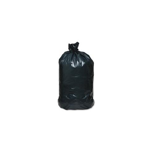 Webster Reclaim Heavy-Duty Recycled Can Liners - Extra Large Size - 60 gal - 38" Width x 58" Length - 2 mil (51 Micron) Thickness - Black - Plastic - 100/Carton - Can