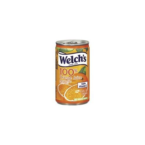 Welch's 100% Orange Juice Cans - Ready-to-Drink - Orange Flavor - 5.50 fl oz (163 mL) - 48 / Carton