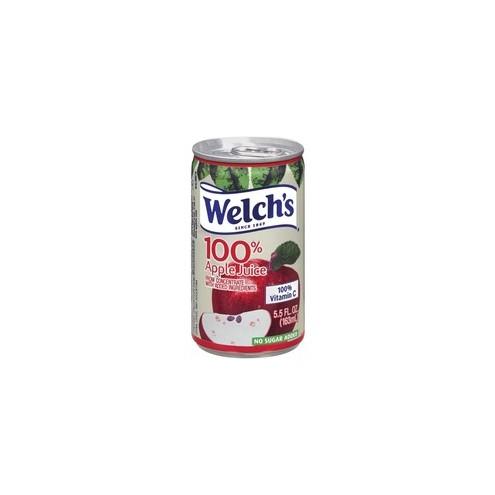 Welch's 100% Apple Juice Cans - Concentrate - Apple Flavor - 5.50 fl oz (163 mL) - 48 / Carton