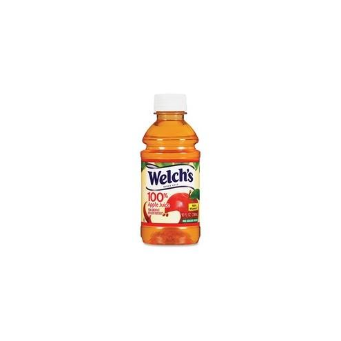 Welch's Apple Juice 10Oz 24 Per Carton - Ready-to-Drink - Apple Flavor - 10 fl oz (296 mL) - Bottle - 24 / Carton