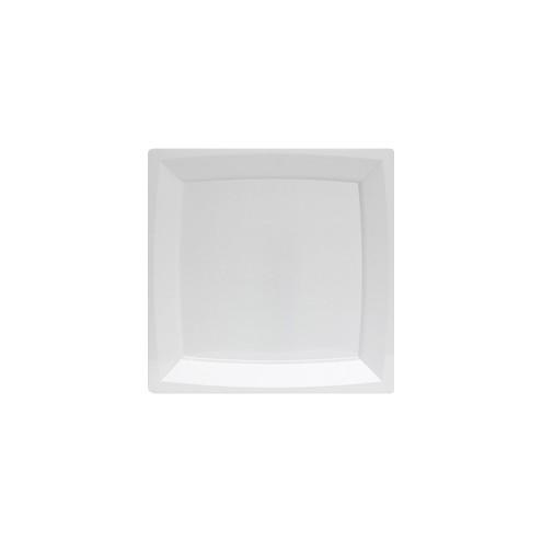 Comet Square 6" Small Dessert Plate - Dessert Plate - Plastic, Porcelain - Disposable - White - 168 Piece(s) / Carton