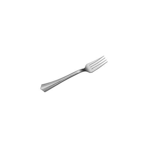 Reflections WNA Comet Bagged Plastic Cutlery - 40 Piece(s) - 40/Pack - 7" Length Fork - Disposable - Polystyrene, Plastic - Silver