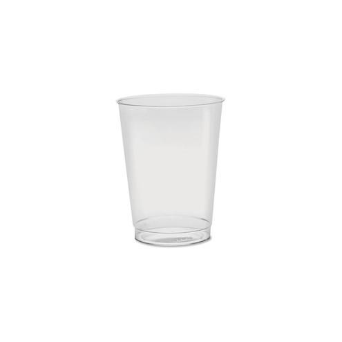 Comet Eco-Products Rigid Tumblers Disposable Drinkware - 7 fl oz - 500 / Carton - Clear - Plastic - Multipurpose