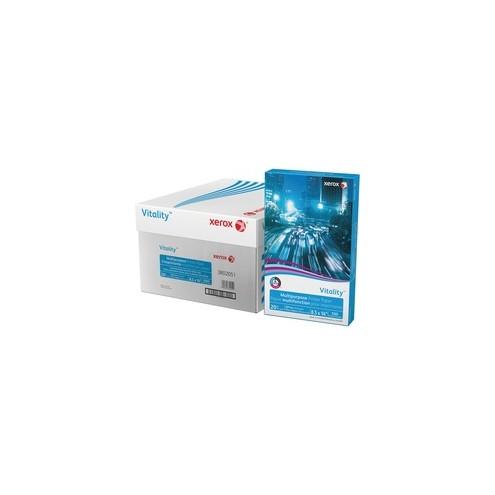 Xerox Vitality Inkjet, Laser Print Copy & Multipurpose Paper - 8 1/2" x 14" - 20 lb Basis Weight - Smooth - 5000 / Carton - White