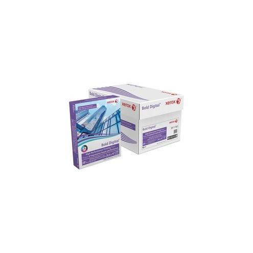 Xerox Bold Digital Printing Paper - Letter - 8 1/2" x 11" - 28 lb Basis Weight - Smooth - 500 / Ream - White