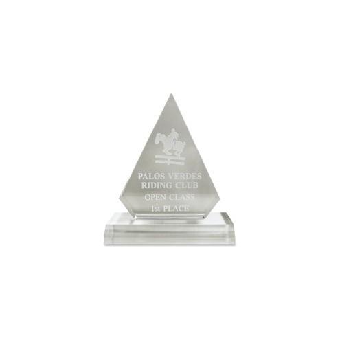 Xstamper Pinnacle Acrylic Award - 4" x 5.75" - Laser Compatible - Assorted - Acrylic - 1 Each