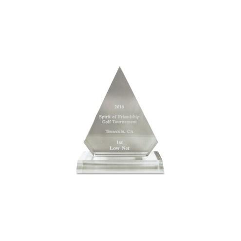 Xstamper Pinnacle Acrylic Award - 5" x 6.75" - Laser Compatible - Assorted - Acrylic - 1 Each