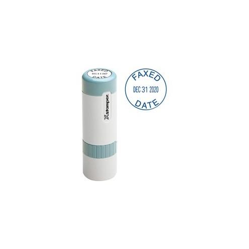 Xstamper XpeDater 2-Line Custom Round Dater - Date Stamp - 0.69" Impression Diameter - 50000 Impression(s) - Recycled - 1 Each