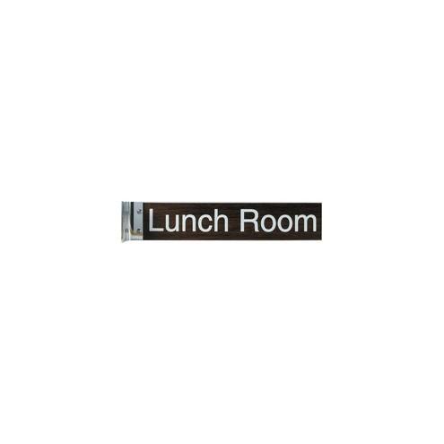 Xstamper 2"x10" Aluminum Corridor Sign Set - 1 Each - 10" Width x 2" Height - Rectangular Shape - Aluminum - Silver