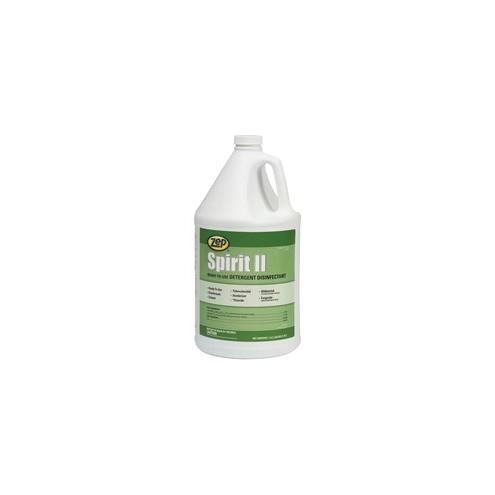 Zep Spirit II Detergent Disinfectant - Ready-To-Use Liquid - 128 fl oz (4 quart) - Bottle - 4 / Carton - Multi