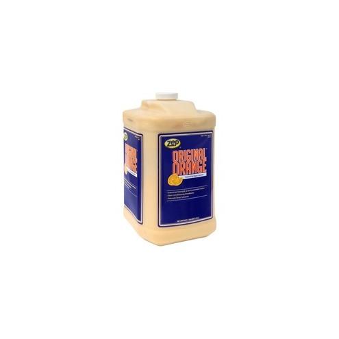 Zep Original Orange Industrial Hand Cleaner - Citrus Scent - 1 gal (3.8 L) - Soil Remover, Grease Remover, Dirt Remover, Oil Remover, Tar Remover - Hand - Orange, Opaque - 1 Each