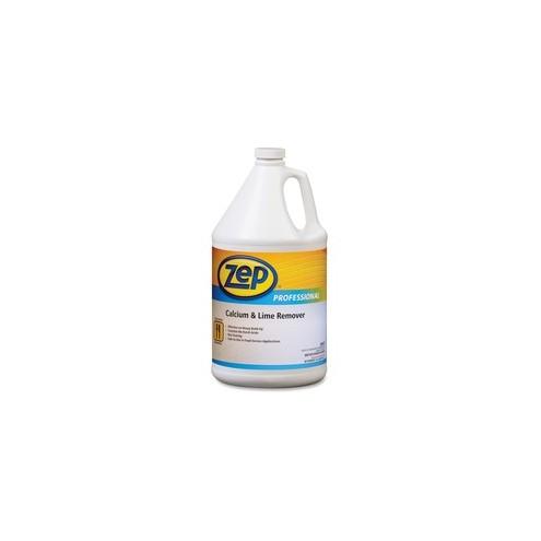 Zep Professional Calcium/Lime Remover - Concentrate Liquid - 128 fl oz (4 quart) - Acidic, Mild Scent - 1 Each - Clear