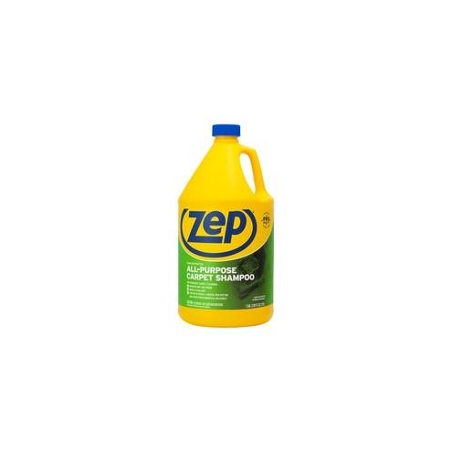 Zep Concentrated All-Purpose Carpet Shampoo - Concentrate - 128 fl oz (4 quart) - 4 / Carton - Blue