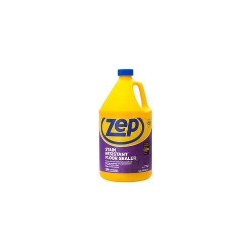 Zep Commercial Stain Resistant Floor Sealer - 128 fl oz (4 quart) - 4 / Carton - Blue