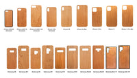 Ace of Spades - Engraved - Wooden Phone Case
