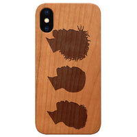  African Man Faces - Engraved - Wooden Phone Case - IPhone 13 Models