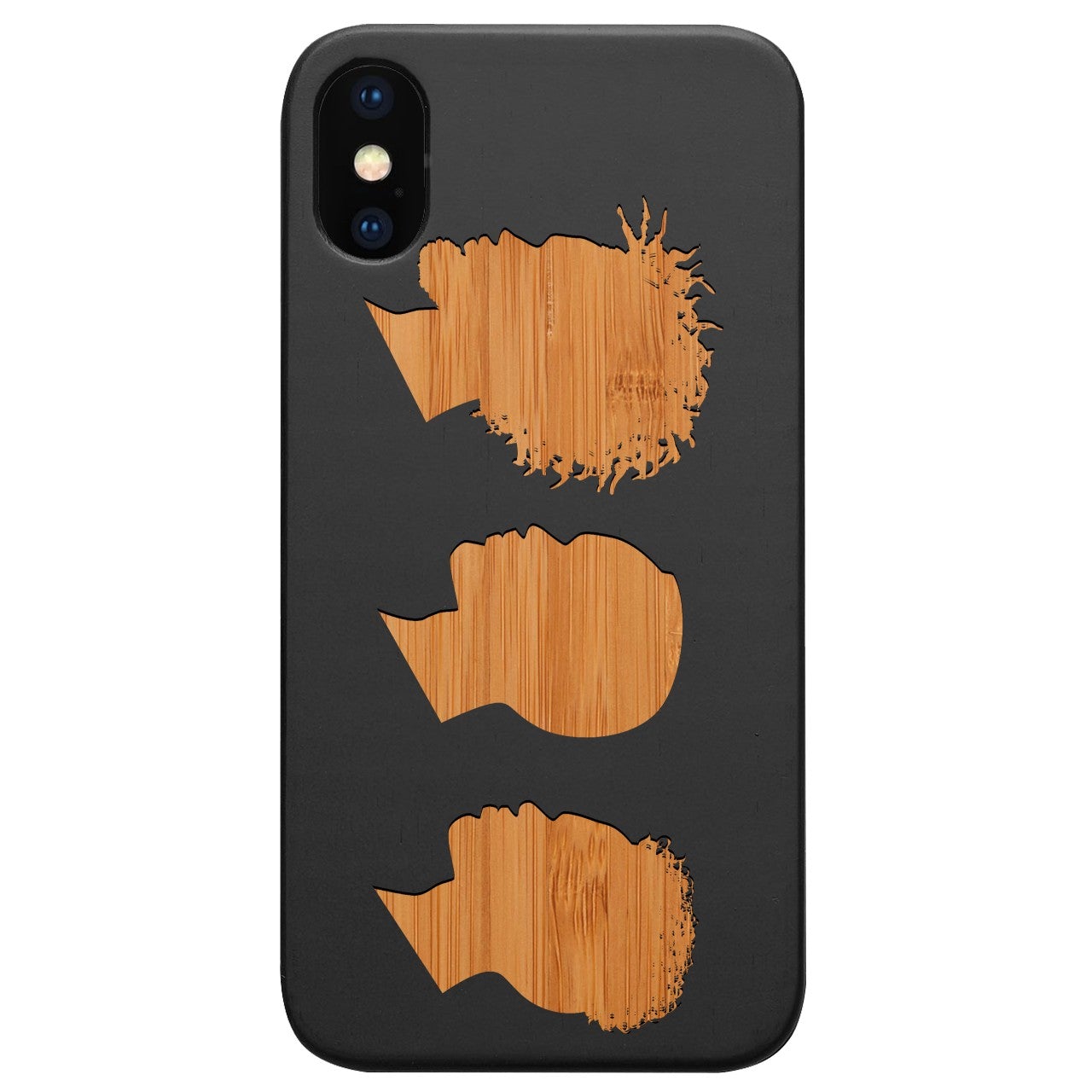  African Man Faces - Engraved - Wooden Phone Case - IPhone 13 Models