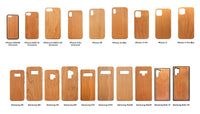 Be Free 1 - Engraved - Wooden Phone Case
