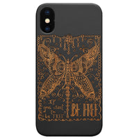 Be Free2 - Engraved - Wooden Phone Case