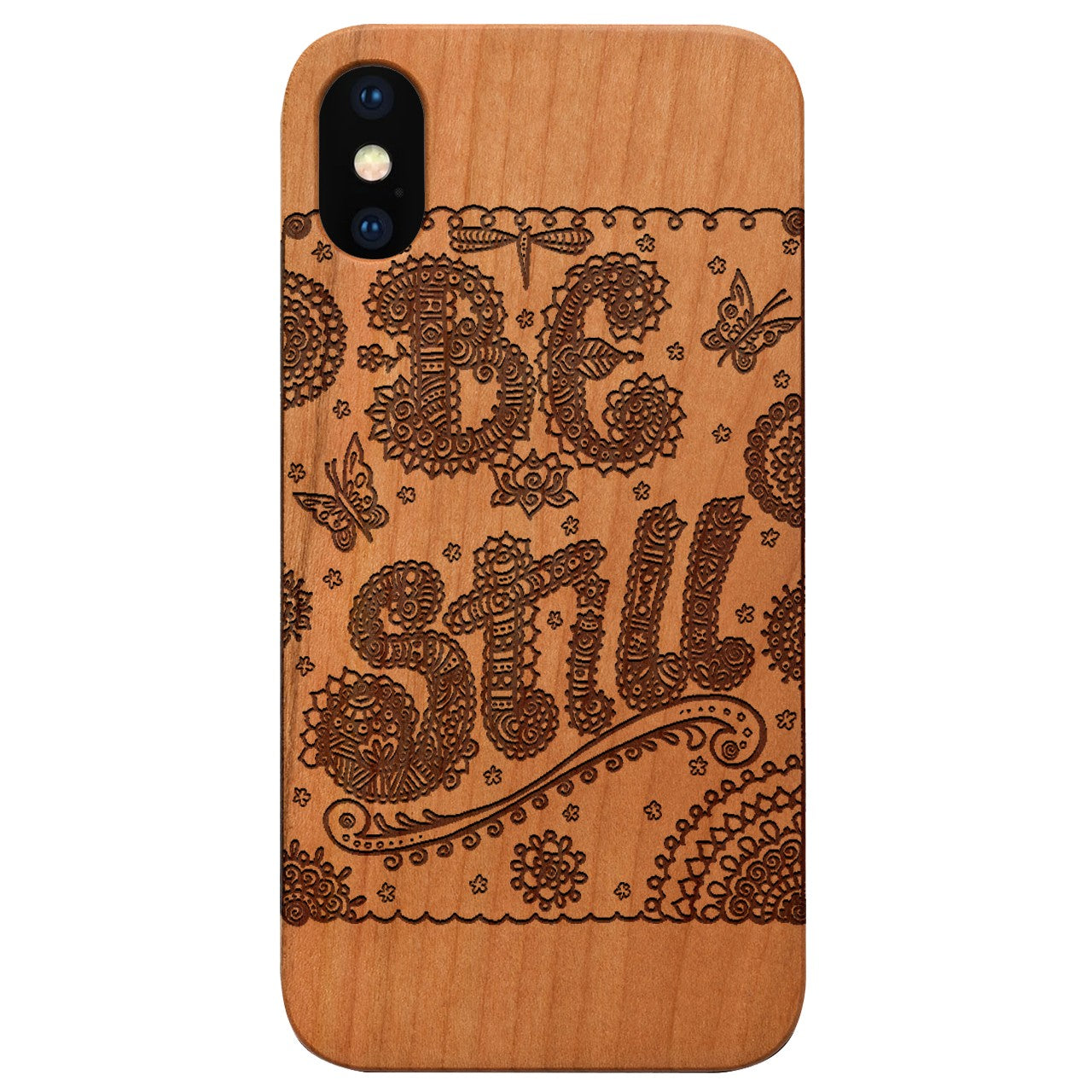  Be Still - Engraved - Wooden Phone Case - IPhone 13 Models