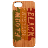 Black History Month - UV Color Printed - Wooden Phone Case