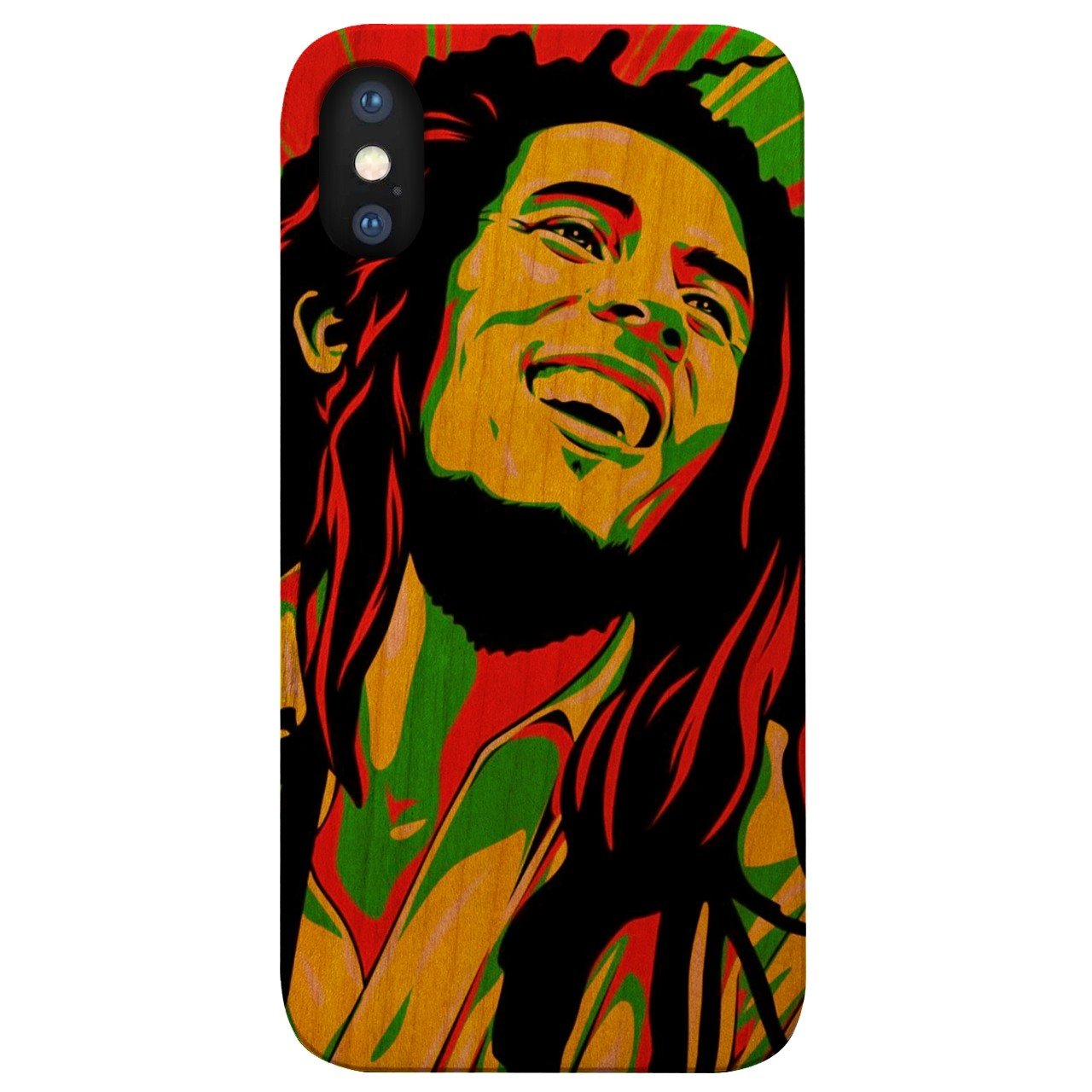 Bob Marley - UV Color Printed - Wooden Phone Case