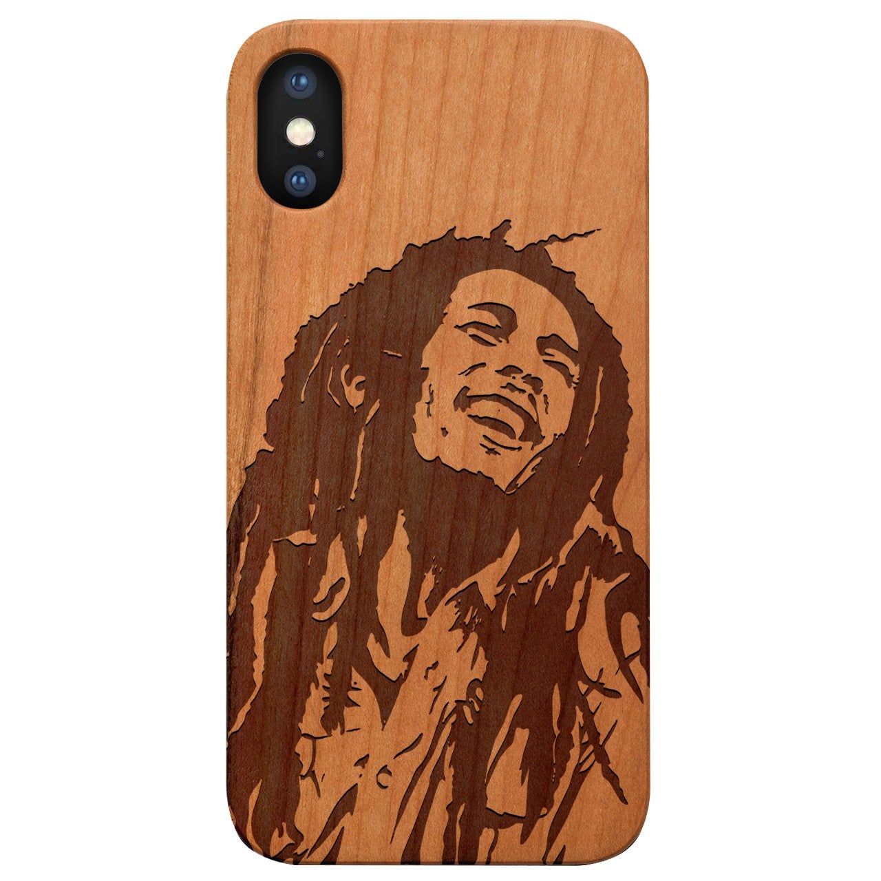  Bob Marley 1 - Engraved - Wooden Phone Case - IPhone 13 Models