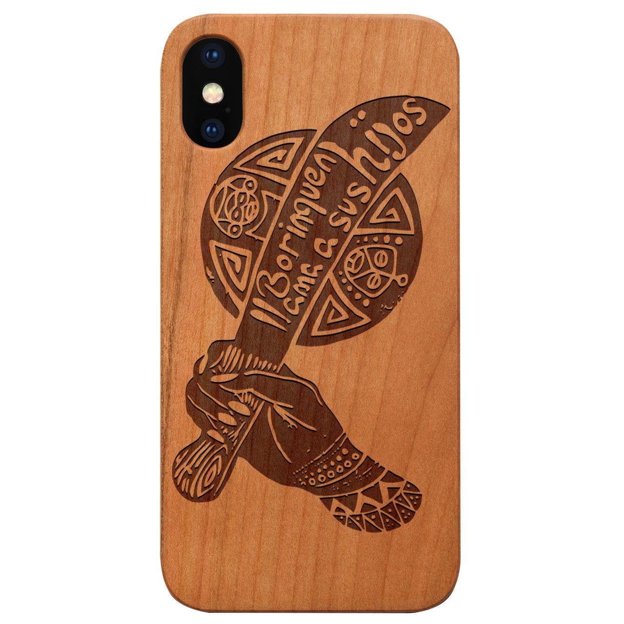  Borinquen - Engraved - Wooden Phone Case - IPhone 13 Models