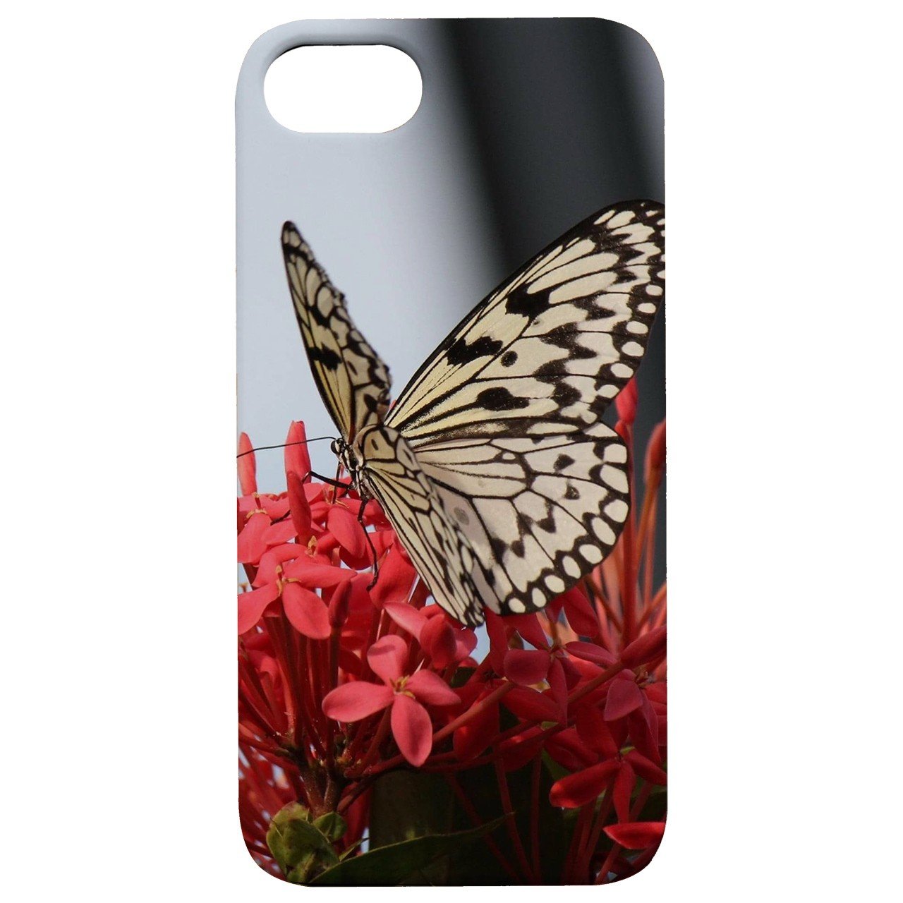 Butterfly - UV Color Printed - Wooden Phone Case