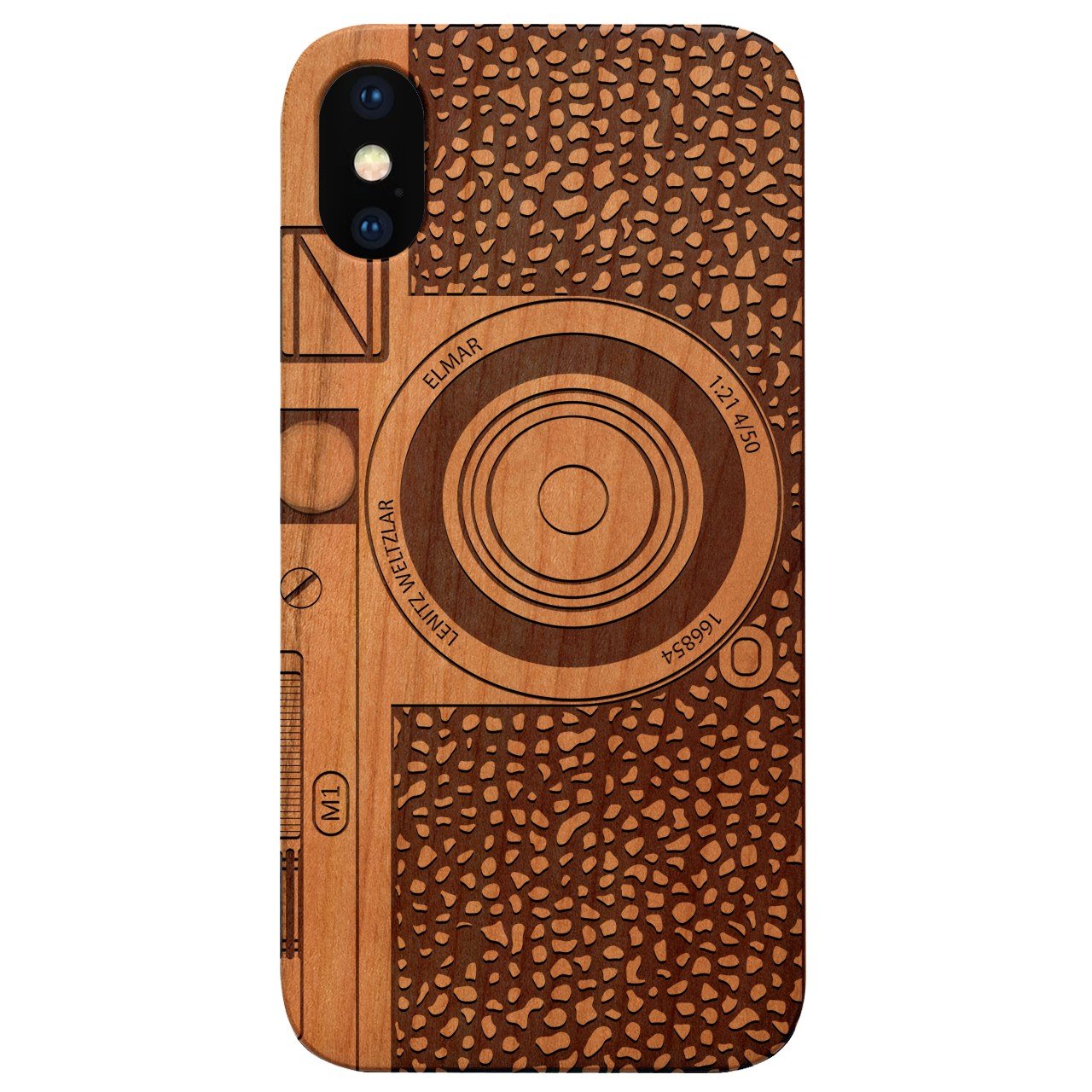 Camera - Engraved - Wooden Phone Case