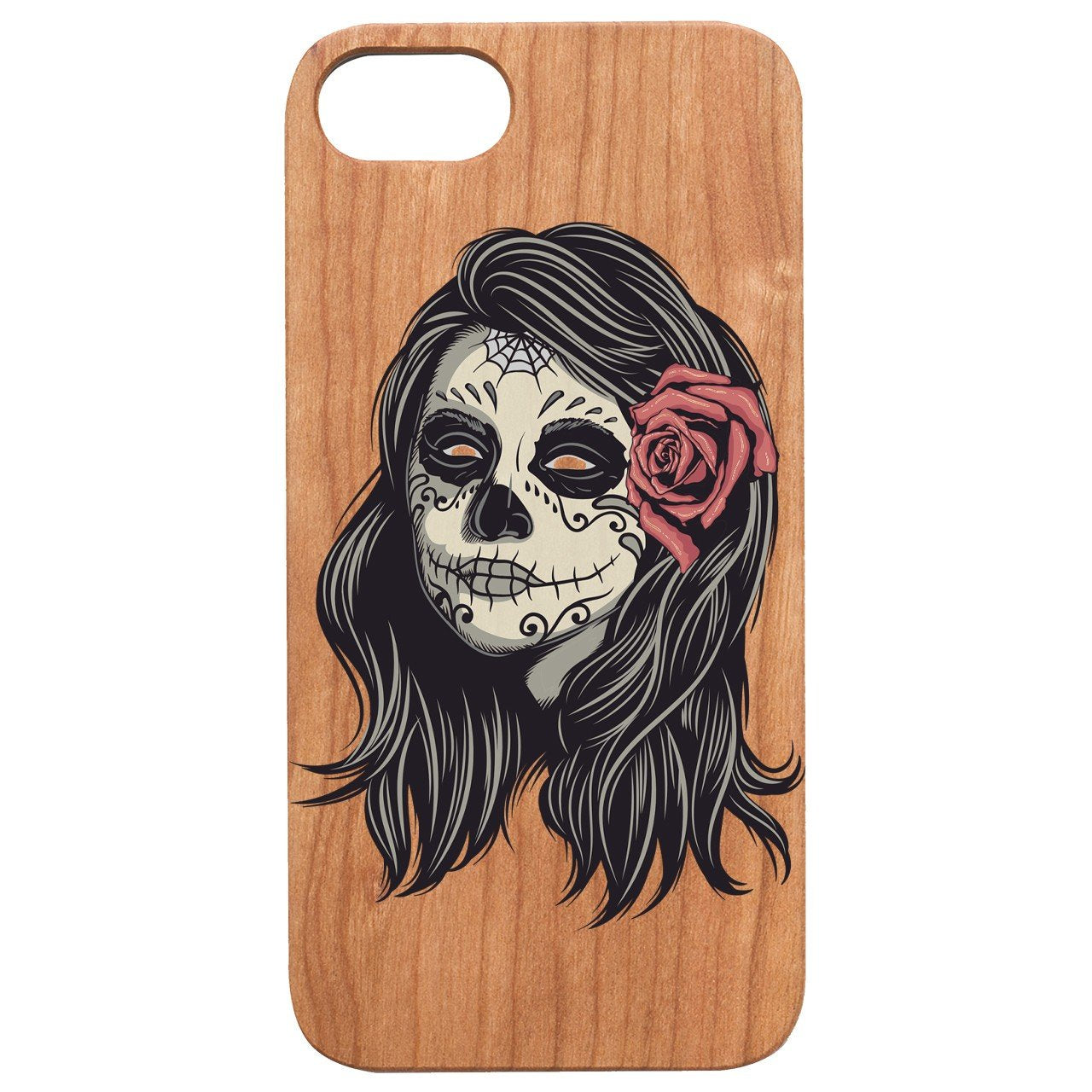 Catrina - UV Color Printed - Wooden Phone Case