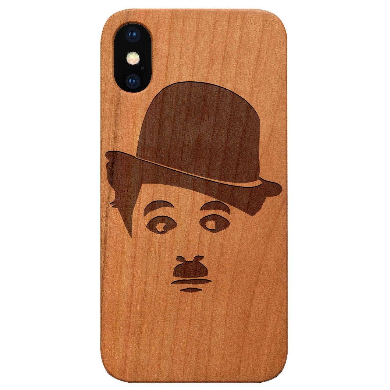  Charlie Chaplin 1 - Engraved - Wooden Phone Case - IPhone 13 Models