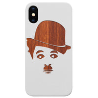 Charlie Chaplin 1 - Engraved - Wooden Phone Case