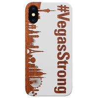 City Vegas 2 - Engraved - Wooden Phone Case