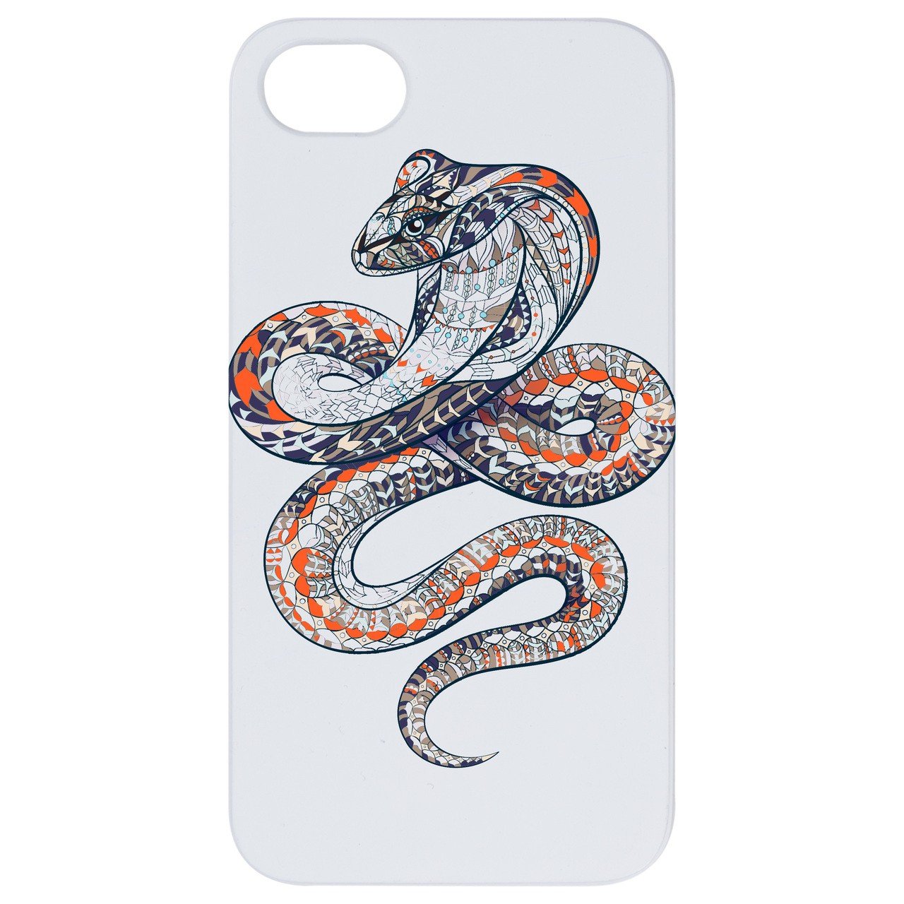 Cobra - UV Color Printed - Wooden Phone Case