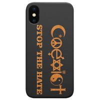 Coexist - Engraved - Wooden Phone Case