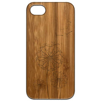 Dandelion - Engraved - Wooden Phone Case