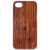 Dandelion - Engraved - Wooden Phone Case