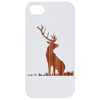 Deer 1 - Engraved - Wooden Phone Case