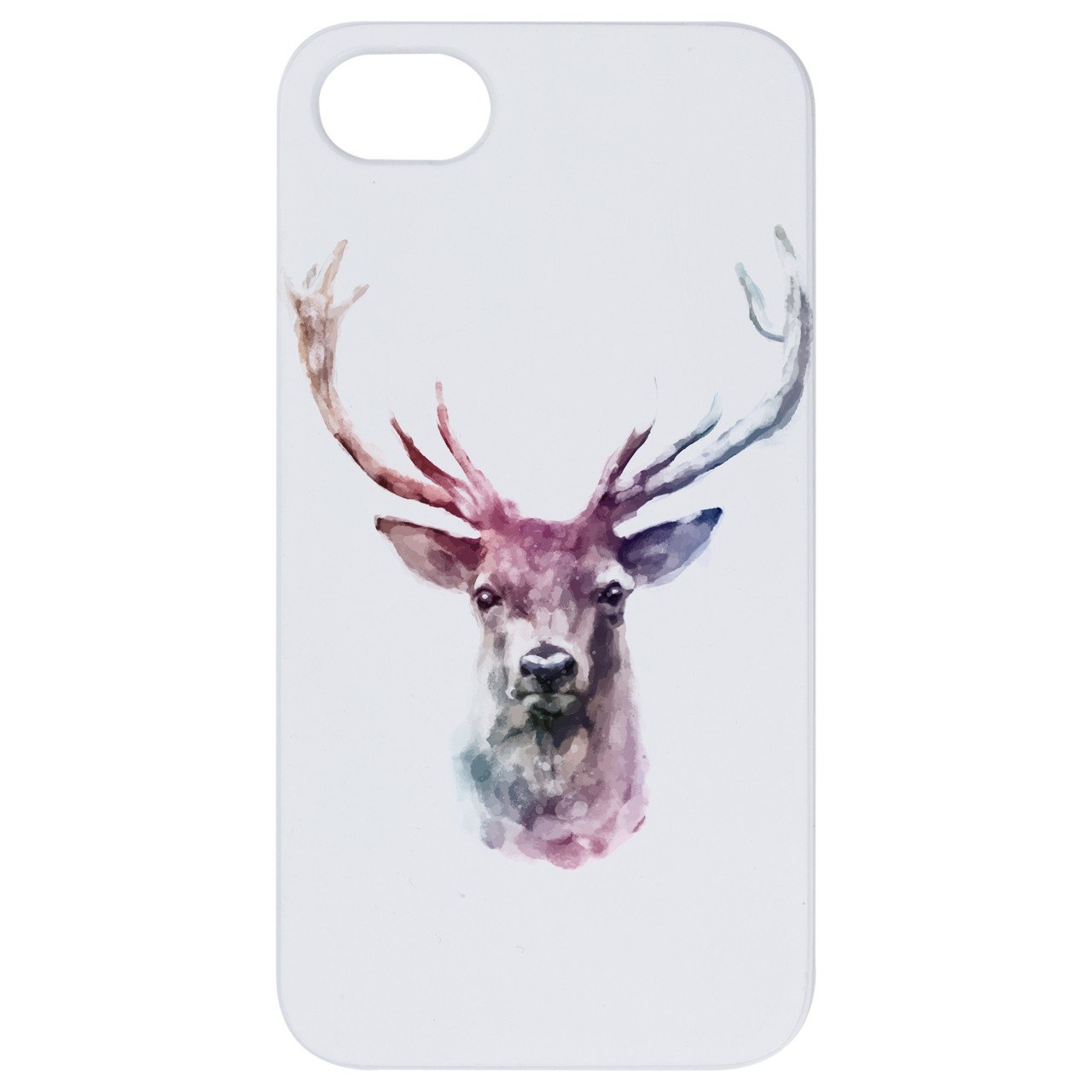 Deer - UV Color Printed - Wooden Phone Case