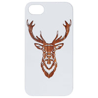 Deer 2 - Engraved - Wooden Phone Case